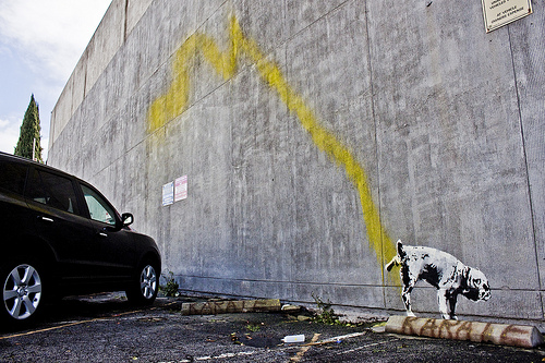 Affiche Banksy : The Crayola Shooter (Westwood, Los Angeles)