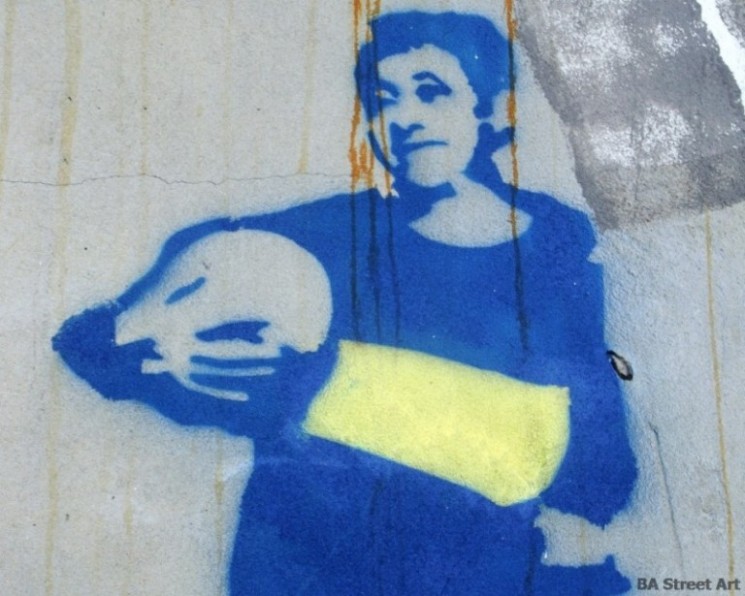 Boca Juniors graffiti buenos aires © buenosairesstreetart.com BA Street Art Boca Juniors football stencil graffiti buenos aires BA Street Art