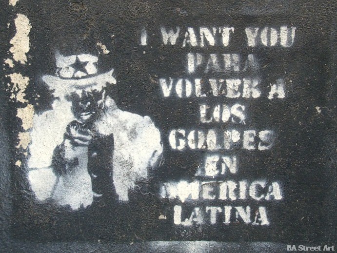Anti america graffiti buenos aires street art © buenosairesstreetart.com