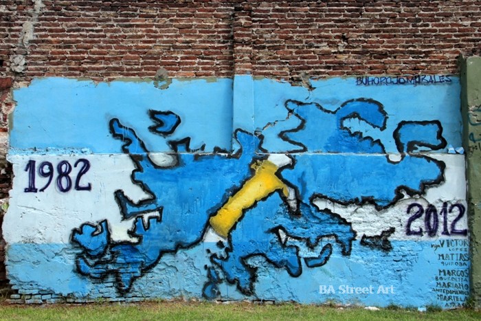 Malvinas mural buenos aires argentina 1982 2012 falkland islands