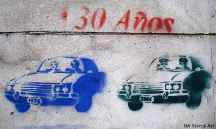 Ford Falcon graffiti stencil buenos aires street art tour buenosairesstreetart.com dictadura Ford Falcon graffiti stencil buenos aires street art tour buenosairesstreetart.com dictadura